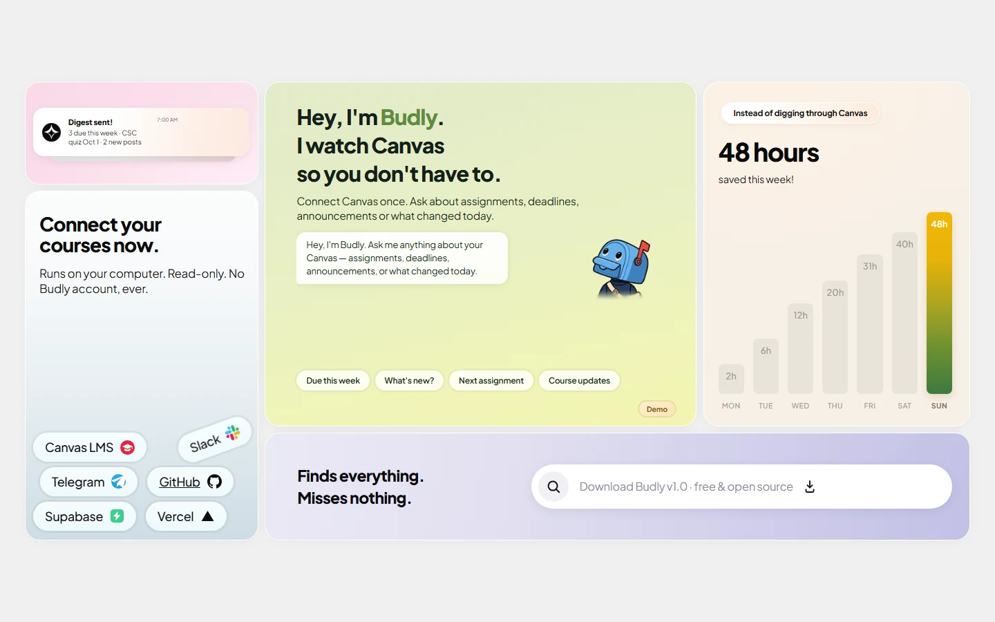 Budly AI — website preview