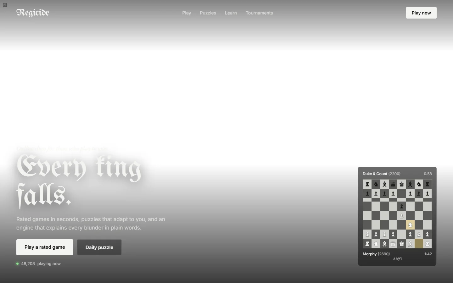 Ash King — website preview