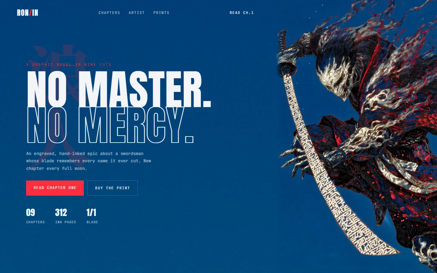 Ronin — website preview