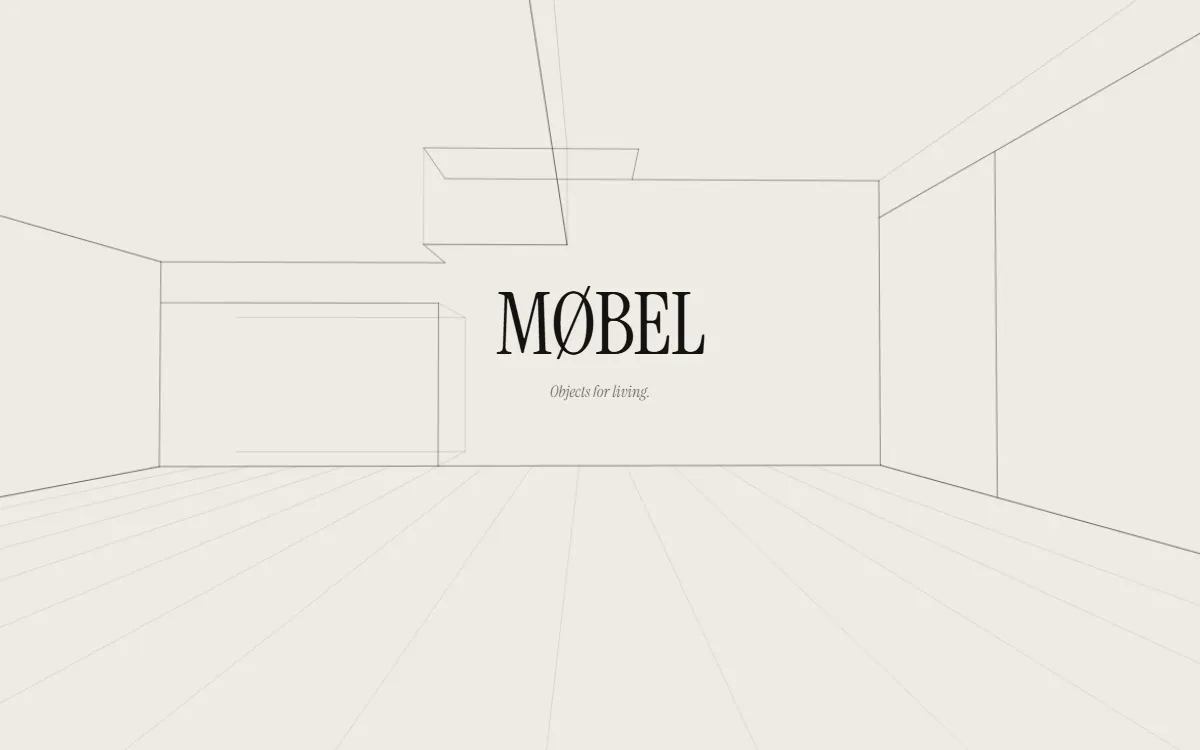 MØBEL — website preview