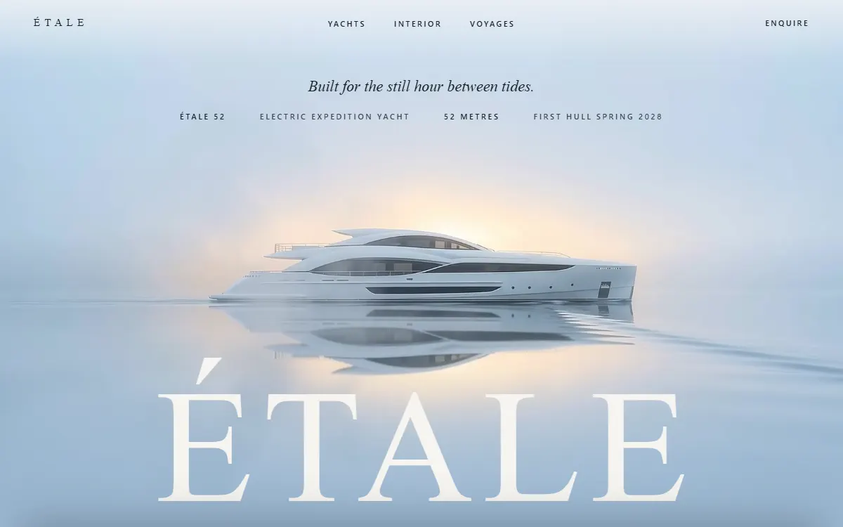 ÉTALE — website preview